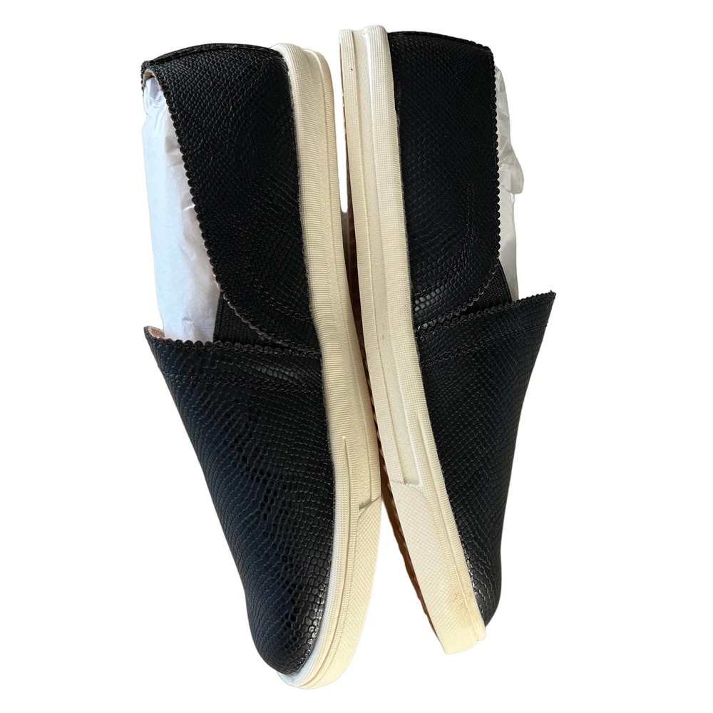 SUN + STONE MARIAM LITTLE GIRLS SLIP ON SNEAKERS BLACK SIZE 1 NWOT - Picture 2 of 7